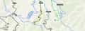Map of Big Wood and surrounding mountain biking trails near Bend, Oregon