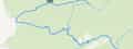 Map of Cole Loop and surrounding mountain biking trails near Bend, Oregon
