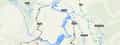 Map of Evergreen and surrounding mountain biking trails near Bend, Oregon