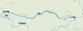 Map of Funner and surrounding mountain biking trails near Bend, Oregon