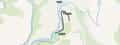 Map of Homestead and surrounding mountain biking trails near Bend, Oregon