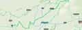 Map of Kent’s Trail and surrounding mountain biking trails near Bend, Oregon