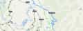 Map of Lava Flow (Lower) and surrounding mountain biking trails near Bend, Oregon