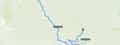Map of Lookout Mountain and surrounding mountain biking trails near Bend, Oregon