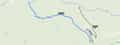 Map of North Fork and surrounding mountain biking trails near Bend, Oregon