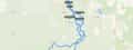 Map of Peterson Ridge and surrounding mountain biking trails near Bend, Oregon