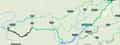 Map of Phil’s Trail and surrounding mountain biking trails near Bend, Oregon