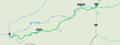 Map of Pinedrops and surrounding mountain biking trails near Bend, Oregon
