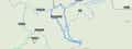 Map of Swampy Lakes Loop and surrounding mountain biking trails near Bend, Oregon