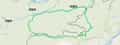 Map of Ticket to Ride and surrounding mountain biking trails near Bend, Oregon