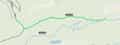Map of Tumalo Creek and surrounding mountain biking trails near Bend, Oregon